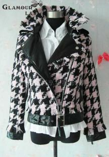 歐日韓秋冬時尚 格子軟毛呢短外套與羊毛衫搭配指南